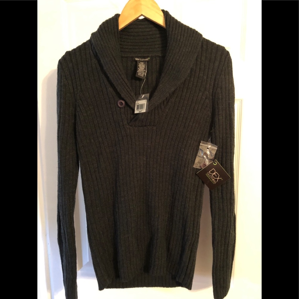 Shawl Wool-Blend Sweater